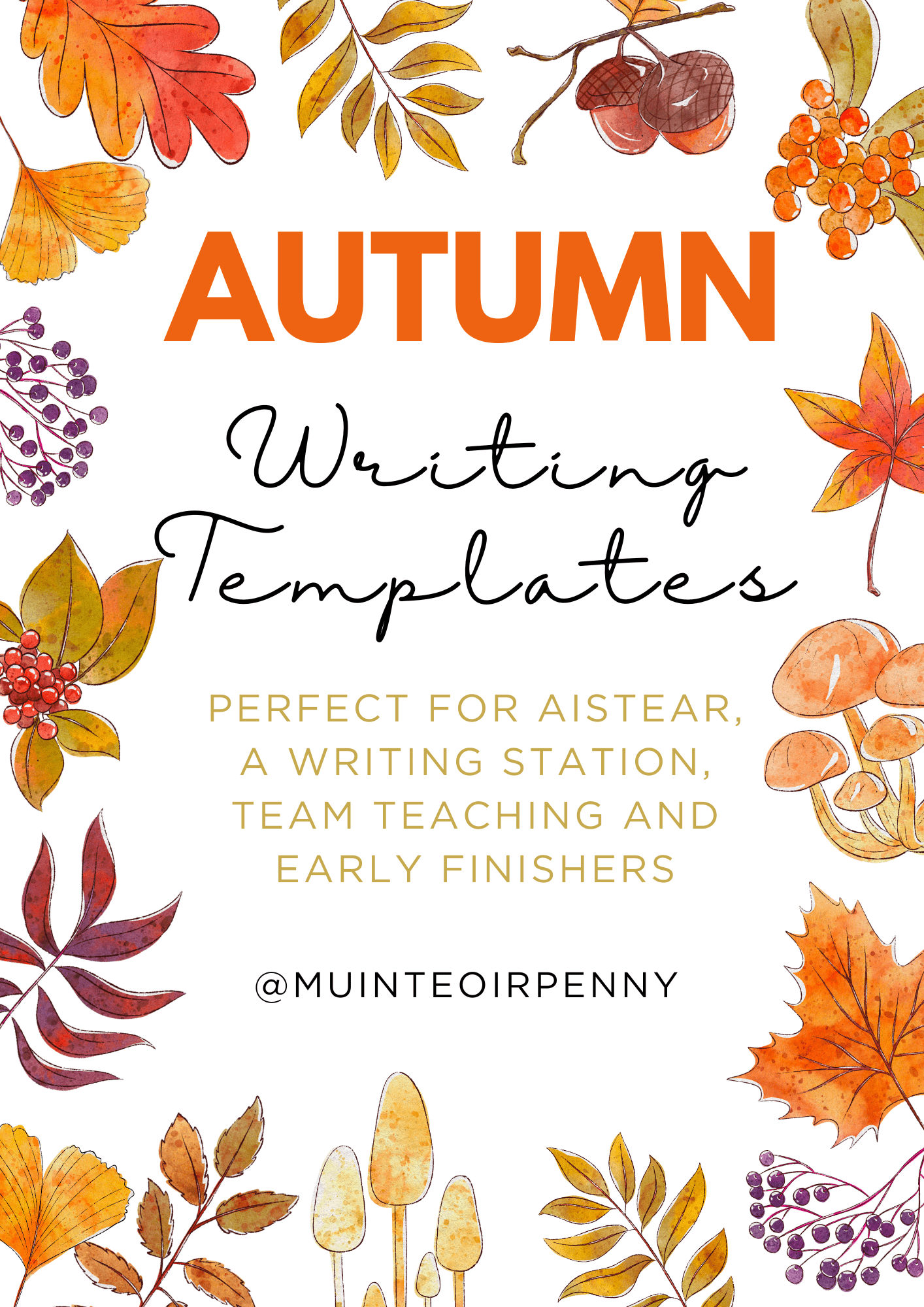 Mash > Infants > Autumn Writing Templates